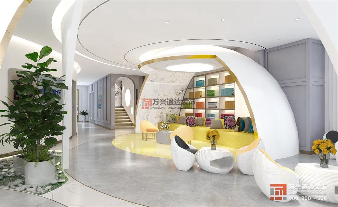 北京萬興通達(dá)辦公裝修項(xiàng)目-金一牙科口腔門診裝修效果圖